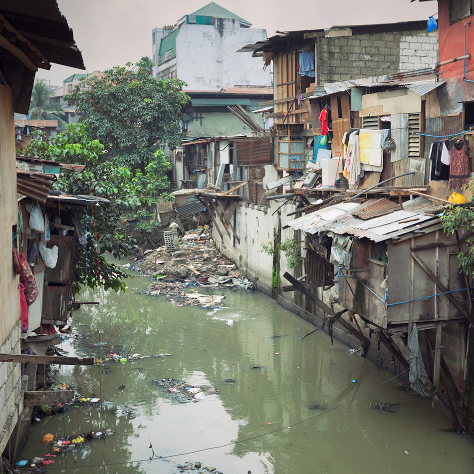 Consequências da falta de saneamento básico: Poluição