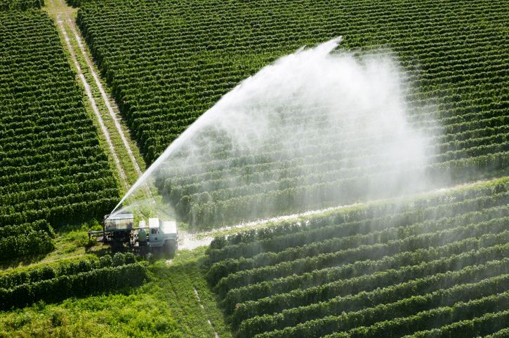 Uso da água na agricultura