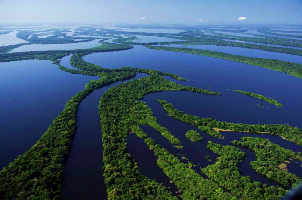 Capacidade hídrica no rio Amazonas